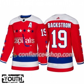 Adidas Maillot de Hockey Washington Capitals Nicklas Backstrom 19 2018-19 Alternate Authentic - Enfant